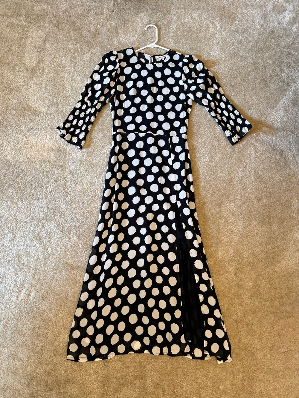 Reformation Carolena Dress Black Size 0